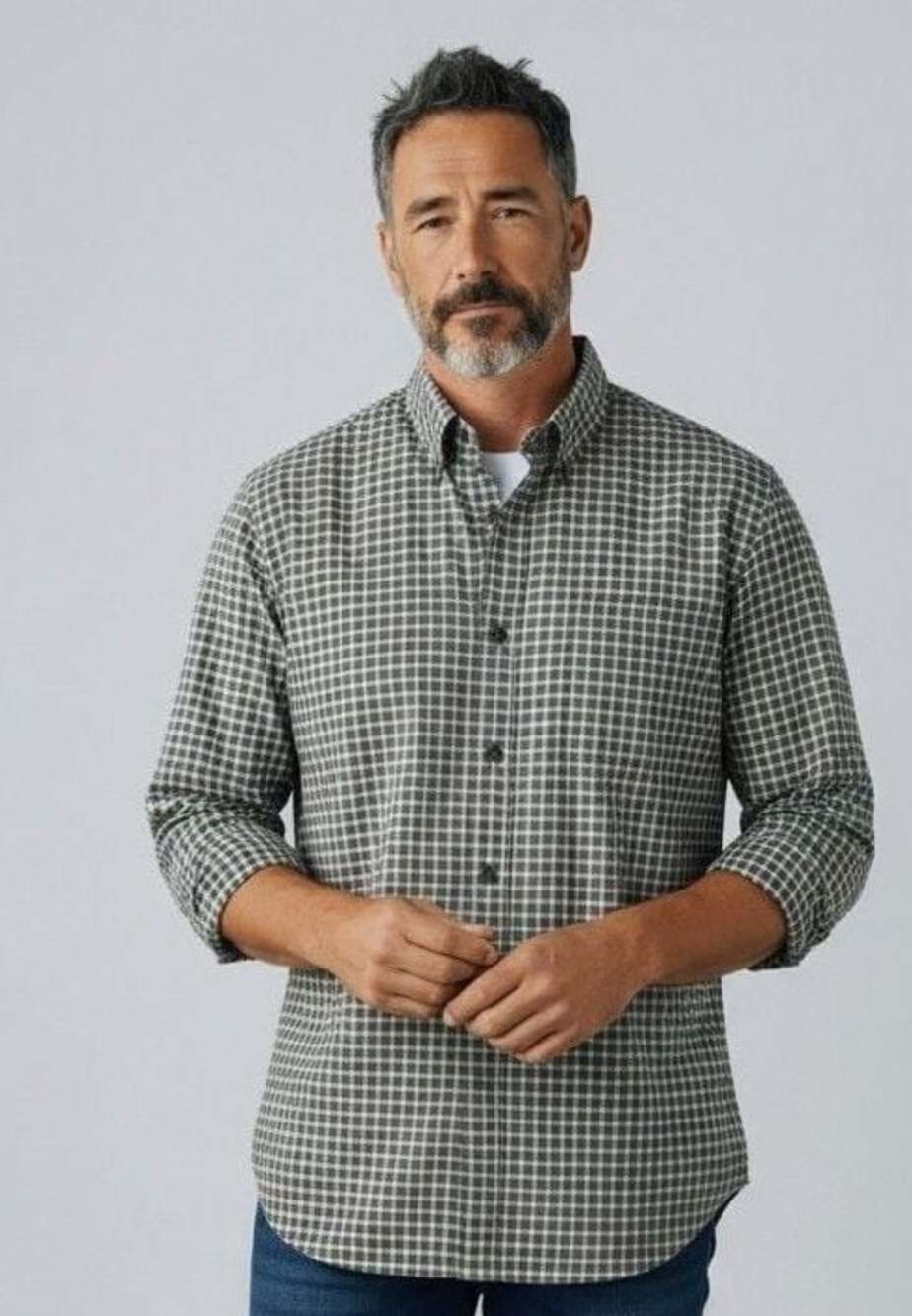 Brooks Brothers Established 1818 Men's Gingham Check L/S Button-Down Shirt Sz. L
